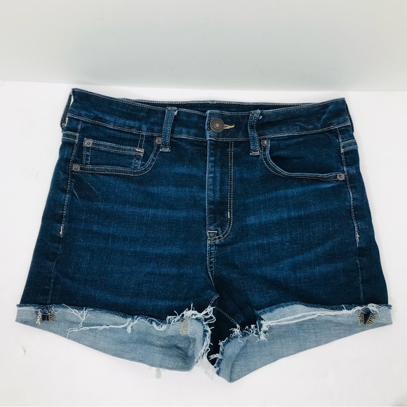 American Eagle Outfitters Pants - American Eagle Hi-rise shortie denim shorts woman’s size 8